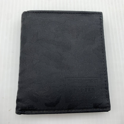 【中古品】【メンズ】 PORTER ポーター GHILLIE WALLET ギリー ウォレット 財布 二つ折り ウッドランドカモ 200-260712-ko-08-tei カラー：ブラック 万代Net店