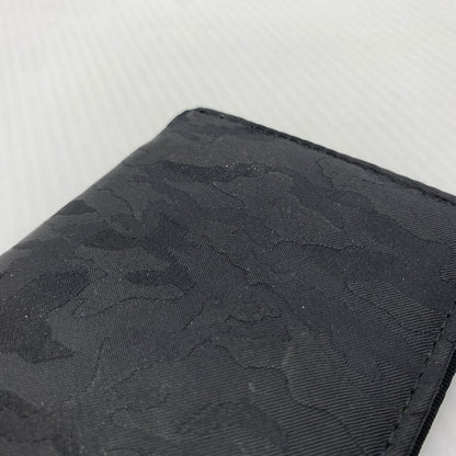 【中古品】【メンズ】 PORTER ポーター GHILLIE WALLET ギリー ウォレット 財布 二つ折り ウッドランドカモ 200-260712-ko-08-tei カラー：ブラック 万代Net店