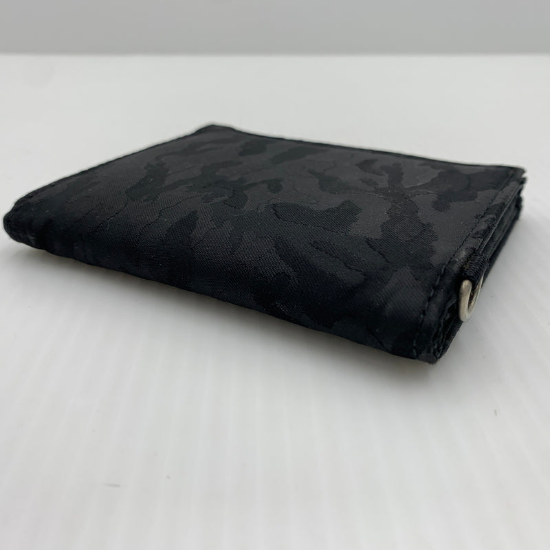 【中古品】【メンズ】 PORTER ポーター GHILLIE WALLET ギリー ウォレット 財布 二つ折り ウッドランドカモ 200-260712-ko-08-tei カラー：ブラック 万代Net店