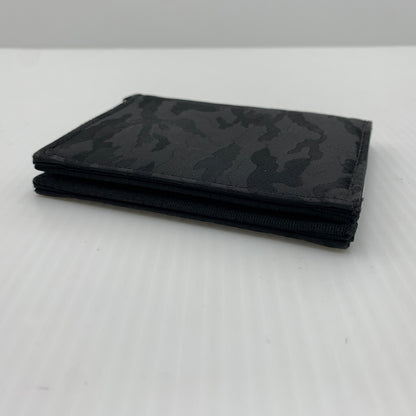 【中古品】【メンズ】 PORTER ポーター GHILLIE WALLET ギリー ウォレット 財布 二つ折り ウッドランドカモ 200-260712-ko-08-tei カラー：ブラック 万代Net店