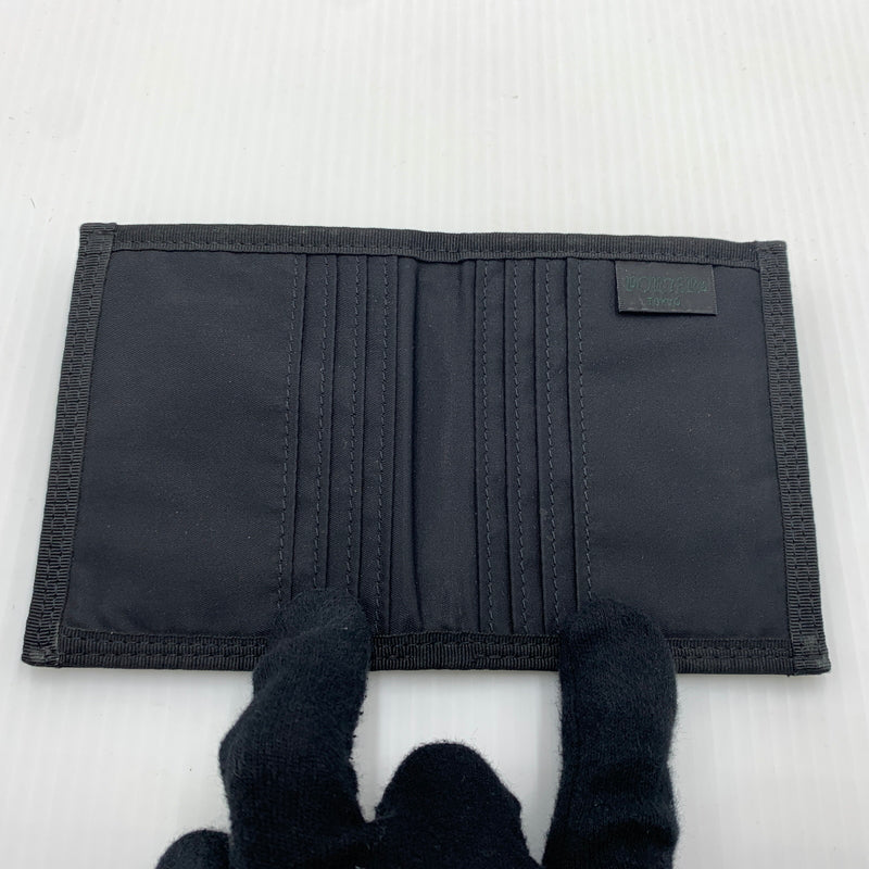 【中古品】【メンズ】 PORTER ポーター GHILLIE WALLET ギリー ウォレット 財布 二つ折り ウッドランドカモ 200-260712-ko-08-tei カラー：ブラック 万代Net店