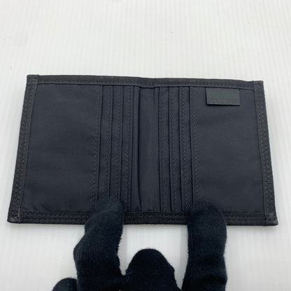 【中古品】【メンズ】 PORTER ポーター GHILLIE WALLET ギリー ウォレット 財布 二つ折り ウッドランドカモ 200-260712-ko-08-tei カラー：ブラック 万代Net店