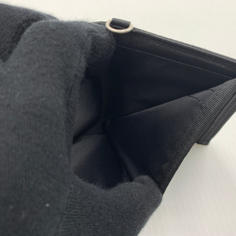 【中古品】【メンズ】 PORTER ポーター GHILLIE WALLET ギリー ウォレット 財布 二つ折り ウッドランドカモ 200-260712-ko-08-tei カラー：ブラック 万代Net店