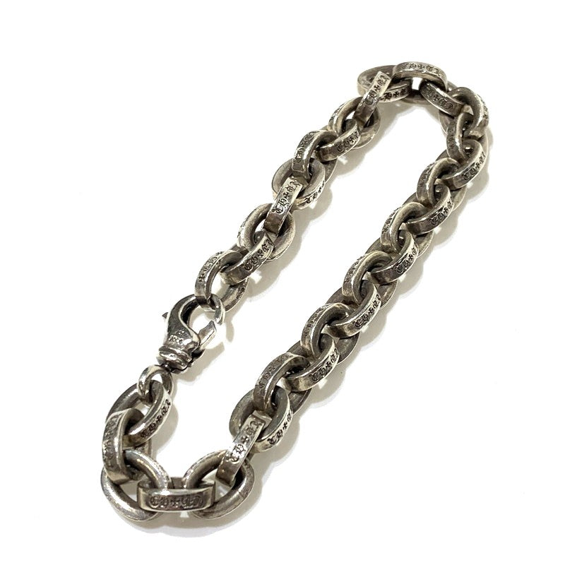 【中古品】【メンズ】 CHROME HEARTS クロムハーツ PAPER CHAIN LRG 8INCH ペーパー チェーン ラージ 8インチ ブレスレット アクセサリー 925 190-261027-ko-02-teih カラー：シルバー 万代Net店