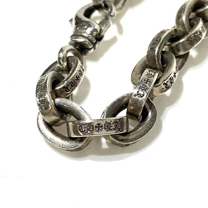 【中古品】【メンズ】 CHROME HEARTS クロムハーツ PAPER CHAIN LRG 8INCH ペーパー チェーン ラージ 8インチ ブレスレット アクセサリー 925 190-261027-ko-02-teih カラー：シルバー 万代Net店