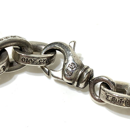 【中古品】【メンズ】 CHROME HEARTS クロムハーツ PAPER CHAIN LRG 8INCH ペーパー チェーン ラージ 8インチ ブレスレット アクセサリー 925 190-261027-ko-02-teih カラー：シルバー 万代Net店