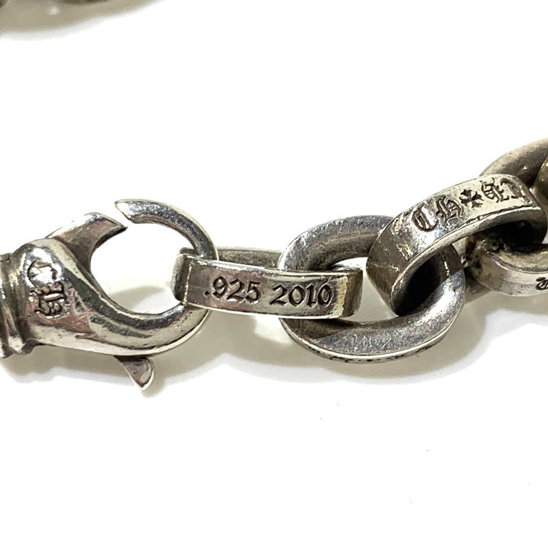 【中古品】【メンズ】 CHROME HEARTS クロムハーツ PAPER CHAIN LRG 8INCH ペーパー チェーン ラージ 8インチ ブレスレット アクセサリー 925 190-261027-ko-02-teih カラー：シルバー 万代Net店