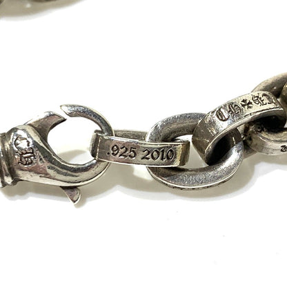 【中古品】【メンズ】 CHROME HEARTS クロムハーツ PAPER CHAIN LRG 8INCH ペーパー チェーン ラージ 8インチ ブレスレット アクセサリー 925 190-261027-ko-02-teih カラー：シルバー 万代Net店