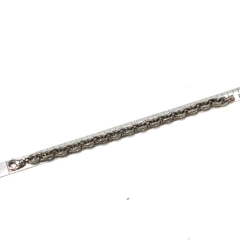【中古品】【メンズ】 CHROME HEARTS クロムハーツ PAPER CHAIN LRG 8INCH ペーパー チェーン ラージ 8インチ ブレスレット アクセサリー 925 190-261027-ko-02-teih カラー：シルバー 万代Net店