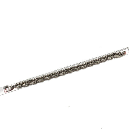 【中古品】【メンズ】 CHROME HEARTS クロムハーツ PAPER CHAIN LRG 8INCH ペーパー チェーン ラージ 8インチ ブレスレット アクセサリー 925 190-261027-ko-02-teih カラー：シルバー 万代Net店