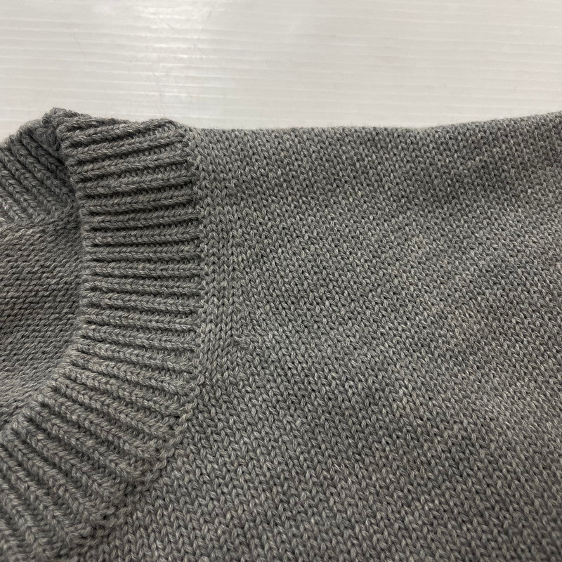 【中古美品】【メンズ】 HYSTERIC GLAMOUR ヒステリックグラマー GUITAR GIRL SWEATER 02251NS01290 ギターガール セーター 長袖 トップス ニット 140-260124-yy-03-fuz サイズ：S カラー：グレー 万代Net店