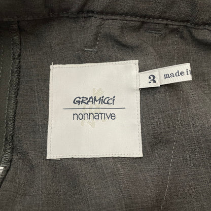【中古品】【メンズ】 nonnative ノンネイティブ × GRAMICCI グラミチ 別注 コラボ 25AW WALKER ST EASY PANTS POLY TWILL STRETCH SOLOTEX NN-P4755 ウォーカー ST イージーパンツ ポリツイル ストレッチ ソロテックス ボトムス 151-260123-ks-22-tei サイズ：3 カラー：チャコールグレー 万代Net店