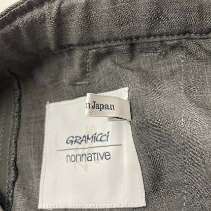 【中古品】【メンズ】 nonnative ノンネイティブ × GRAMICCI グラミチ 別注 コラボ 25AW WALKER ST EASY PANTS POLY TWILL STRETCH SOLOTEX NN-P4755 ウォーカー ST イージーパンツ ポリツイル ストレッチ ソロテックス ボトムス 151-260123-ks-22-tei サイズ：3 カラー：チャコールグレー 万代Net店