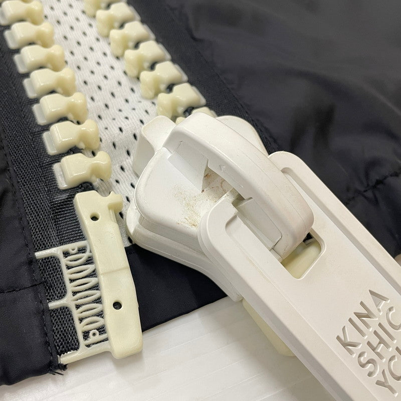 【中古品】【メンズ】 KINASHI CYCLE キナシサイクル BIG ZIP NYLON JACKET ビッグジップ ナイロンジャケット ライトアウター 147-260123-ks-11-tei サイズ：M カラー：ブラック 万代Net店
