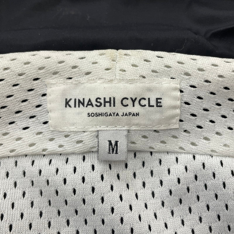 【中古品】【メンズ】 KINASHI CYCLE キナシサイクル BIG ZIP NYLON JACKET ビッグジップ ナイロンジャケット ライトアウター 147-260123-ks-11-tei サイズ：M カラー：ブラック 万代Net店