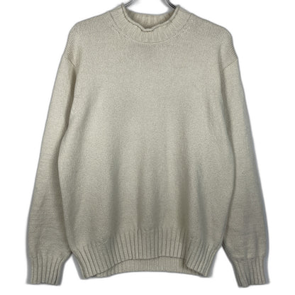 【中古品】【メンズ】 STUSSY ステューシー SURFMAN MERINO COTTON SWEATER 117276 サーフマン メリノコットン セーター 長袖 トップス 142-260123-ks-08-fuz サイズ：S カラー：アイボリー 万代Net店