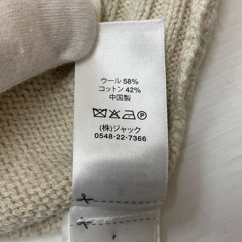 【中古品】【メンズ】 STUSSY ステューシー SURFMAN MERINO COTTON SWEATER 117276 サーフマン メリノコットン セーター 長袖 トップス 142-260123-ks-08-fuz サイズ：S カラー：アイボリー 万代Net店