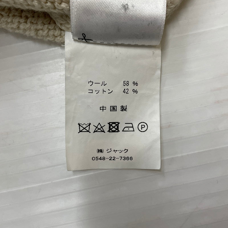 【中古品】【メンズ】 STUSSY ステューシー SURFMAN MERINO COTTON SWEATER 117276 サーフマン メリノコットン セーター 長袖 トップス 142-260123-ks-08-fuz サイズ：S カラー：アイボリー 万代Net店