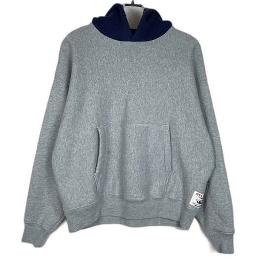 【中古品】【メンズ】 25AW TWO TONE HOODIE 118584 ツートン フーディー トップス プルオーバーパーカー 142-260123-ks-09-fuzh サイズ：S カラー：グレー/ネイビー 万代Net店