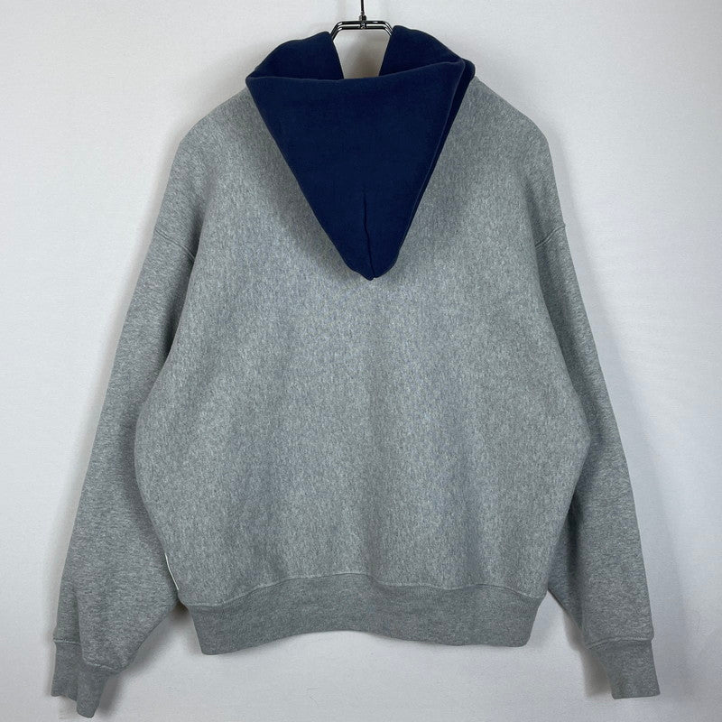 【中古品】【メンズ】 25AW TWO TONE HOODIE 118584 ツートン フーディー トップス プルオーバーパーカー 142-260123-ks-09-fuzh サイズ：S カラー：グレー/ネイビー 万代Net店