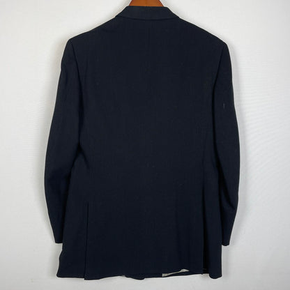 【中古品】【メンズ】 LQ MEN エルキュー・メン DOUBLE SUITJACKET 0373-04-153-75 ダブル スーツ ジャケット ライトアウター 140-260123-ks-13-tei サイズ：M カラー：ブラック 万代Net店