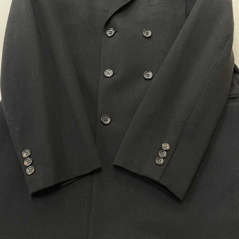 【中古品】【メンズ】 LQ MEN エルキュー・メン DOUBLE SUITJACKET 0373-04-153-75 ダブル スーツ ジャケット ライトアウター 140-260123-ks-13-tei サイズ：M カラー：ブラック 万代Net店