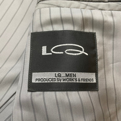 【中古品】【メンズ】 LQ MEN エルキュー・メン DOUBLE SUITJACKET 0373-04-153-75 ダブル スーツ ジャケット ライトアウター 140-260123-ks-13-tei サイズ：M カラー：ブラック 万代Net店