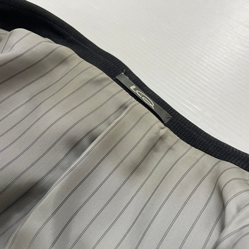 【中古品】【メンズ】 LQ MEN エルキュー・メン DOUBLE SUITJACKET 0373-04-153-75 ダブル スーツ ジャケット ライトアウター 140-260123-ks-13-tei サイズ：M カラー：ブラック 万代Net店