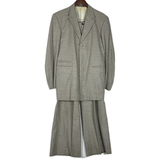 【ジャンク品】【メンズ】 LQ MEN エルキュー・メン SINGLE JACKET SET UP 0374-04-221-83 シングルジャケット セットアップ ライトアウター 140-260123-ks-12-tei サイズ：M カラー：グレー 万代Net店