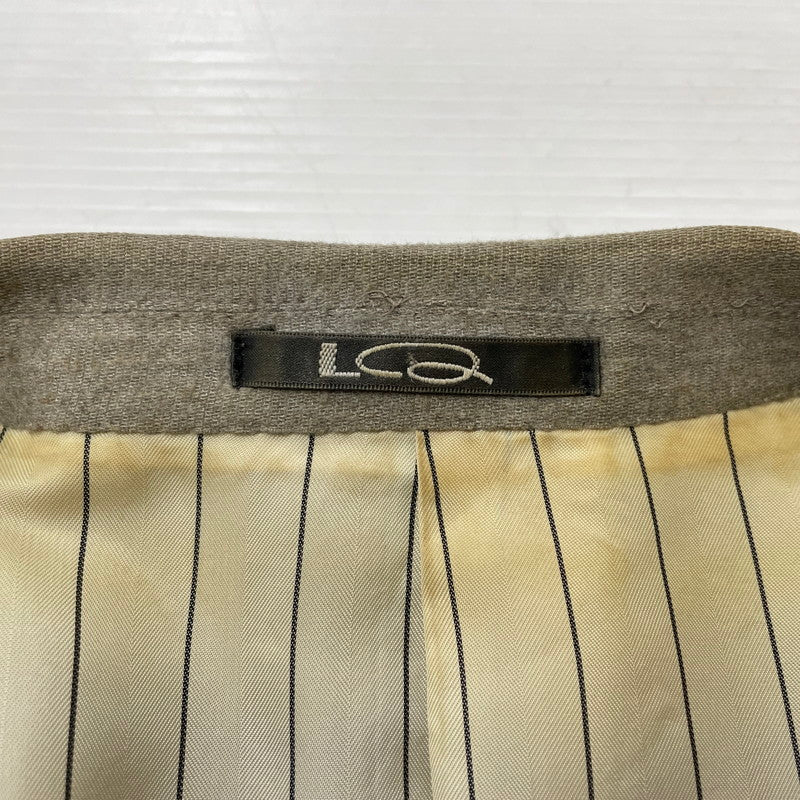 【ジャンク品】【メンズ】 LQ MEN エルキュー・メン SINGLE JACKET SET UP 0374-04-221-83 シングルジャケット セットアップ ライトアウター 140-260123-ks-12-tei サイズ：M カラー：グレー 万代Net店