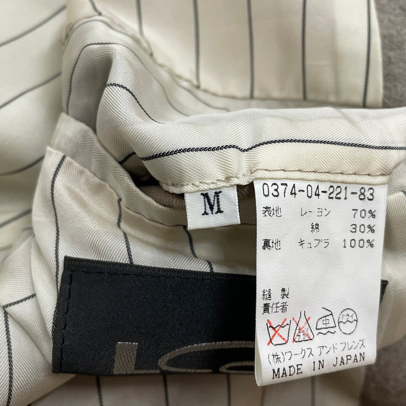【ジャンク品】【メンズ】 LQ MEN エルキュー・メン SINGLE JACKET SET UP 0374-04-221-83 シングルジャケット セットアップ ライトアウター 140-260123-ks-12-tei サイズ：M カラー：グレー 万代Net店