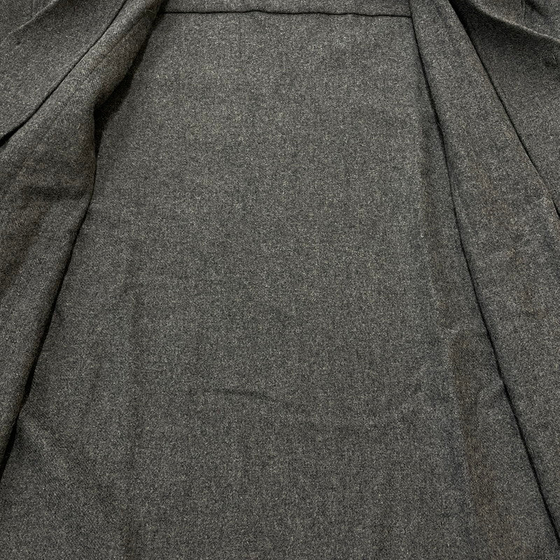 【中古品】【メンズ】 schott ショット LINE 2TONE L/S WOOL SHIRT 782-3220008ライン ツートーン ロングスリーブ ウール シャツ 長袖 トップス 145-260123-ks-14-tei サイズ：XL カラー：チャコールグレー 万代Net店