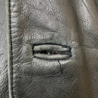 【中古品】【メンズ】 KUDSAK クッドサック LEATHER JACKET レザー ジャケット ライトアウター 145-260123-yy-08-tei サイズ：XXL カラー：ブラック 万代Net店