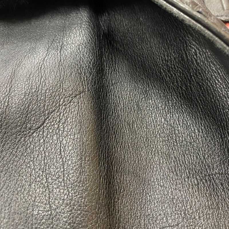 【中古品】【メンズ】 KUDSAK クッドサック LEATHER JACKET レザー ジャケット ライトアウター 145-260123-yy-08-tei サイズ：XXL カラー：ブラック 万代Net店