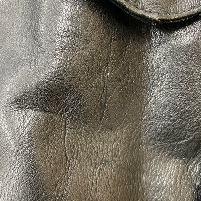 【中古品】【メンズ】 KUDSAK クッドサック LEATHER JACKET レザー ジャケット ライトアウター 145-260123-yy-08-tei サイズ：XXL カラー：ブラック 万代Net店
