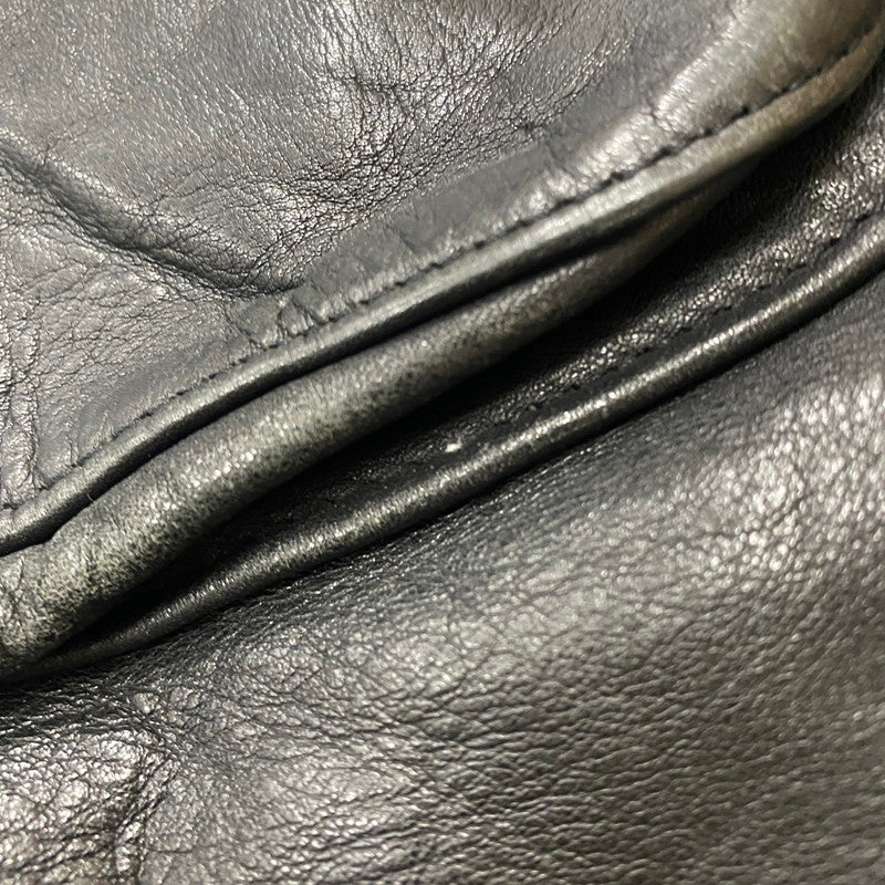 【中古品】【メンズ】 KUDSAK クッドサック LEATHER JACKET レザー ジャケット ライトアウター 145-260123-yy-08-tei サイズ：XXL カラー：ブラック 万代Net店