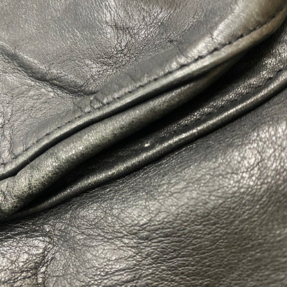 【中古品】【メンズ】 KUDSAK クッドサック LEATHER JACKET レザー ジャケット ライトアウター 145-260123-yy-08-tei サイズ：XXL カラー：ブラック 万代Net店