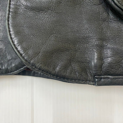 【中古品】【メンズ】 KUDSAK クッドサック LEATHER JACKET レザー ジャケット ライトアウター 145-260123-yy-08-tei サイズ：XXL カラー：ブラック 万代Net店