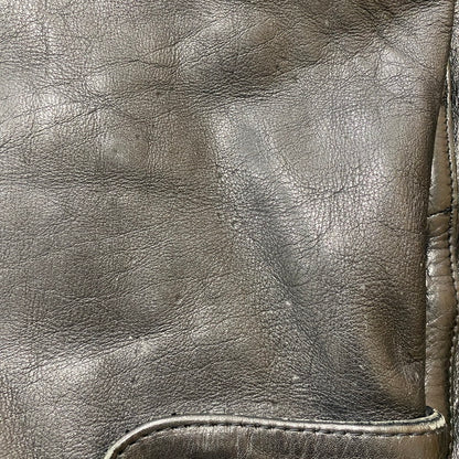 【中古品】【メンズ】 KUDSAK クッドサック LEATHER JACKET レザー ジャケット ライトアウター 145-260123-yy-08-tei サイズ：XXL カラー：ブラック 万代Net店