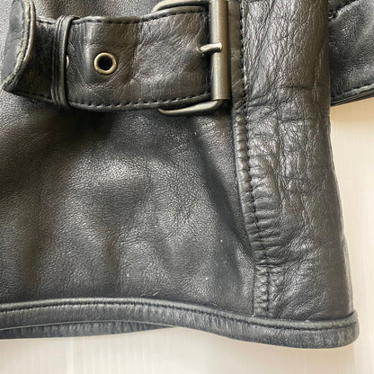 【中古品】【メンズ】 KUDSAK クッドサック LEATHER JACKET レザー ジャケット ライトアウター 145-260123-yy-08-tei サイズ：XXL カラー：ブラック 万代Net店