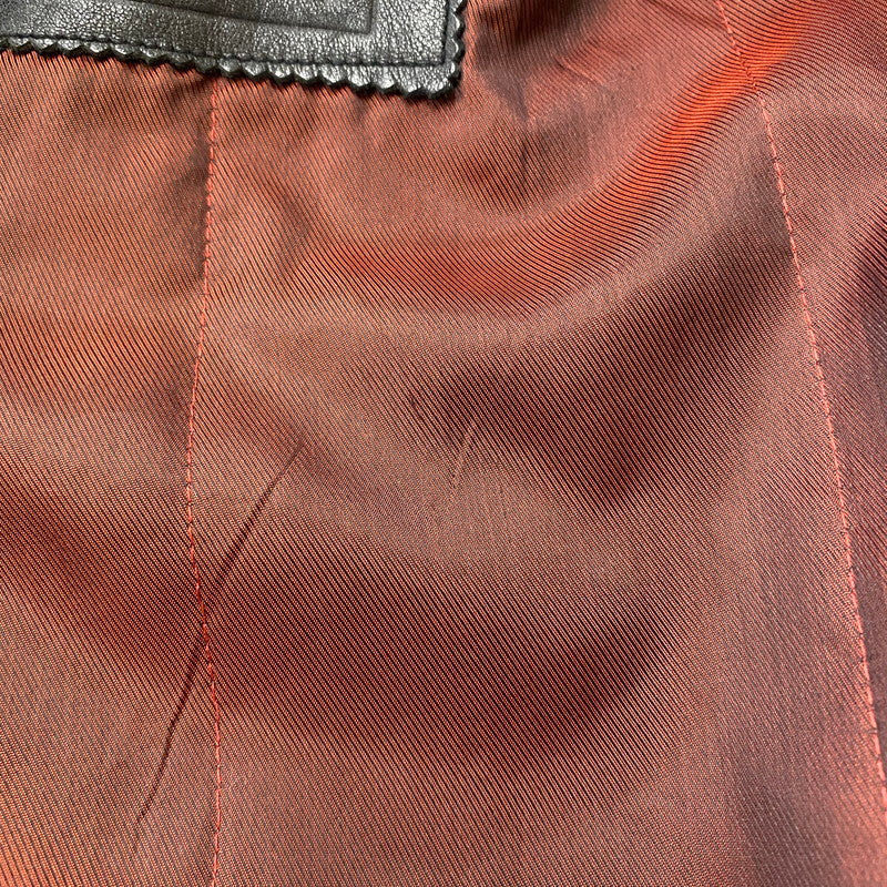 【中古品】【メンズ】 KUDSAK クッドサック LEATHER JACKET レザー ジャケット ライトアウター 145-260123-yy-08-tei サイズ：XXL カラー：ブラック 万代Net店