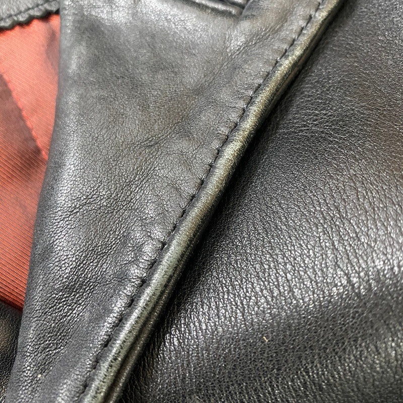 【中古品】【メンズ】 KUDSAK クッドサック LEATHER JACKET レザー ジャケット ライトアウター 145-260123-yy-08-tei サイズ：XXL カラー：ブラック 万代Net店