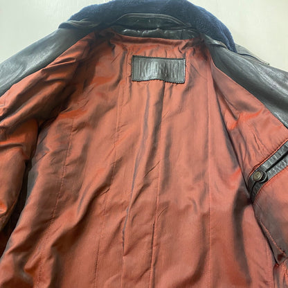 【中古品】【メンズ】 KUDSAK クッドサック LEATHER JACKET レザー ジャケット ライトアウター 145-260123-yy-08-tei サイズ：XXL カラー：ブラック 万代Net店