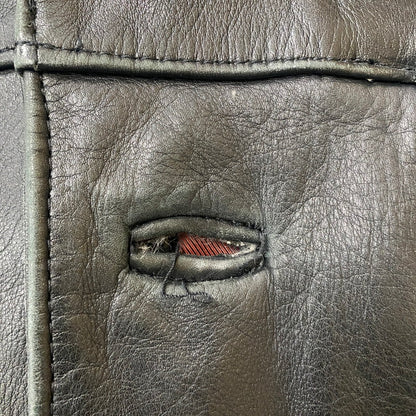 【中古品】【メンズ】 KUDSAK クッドサック LEATHER JACKET レザー ジャケット ライトアウター 145-260123-yy-08-tei サイズ：XXL カラー：ブラック 万代Net店