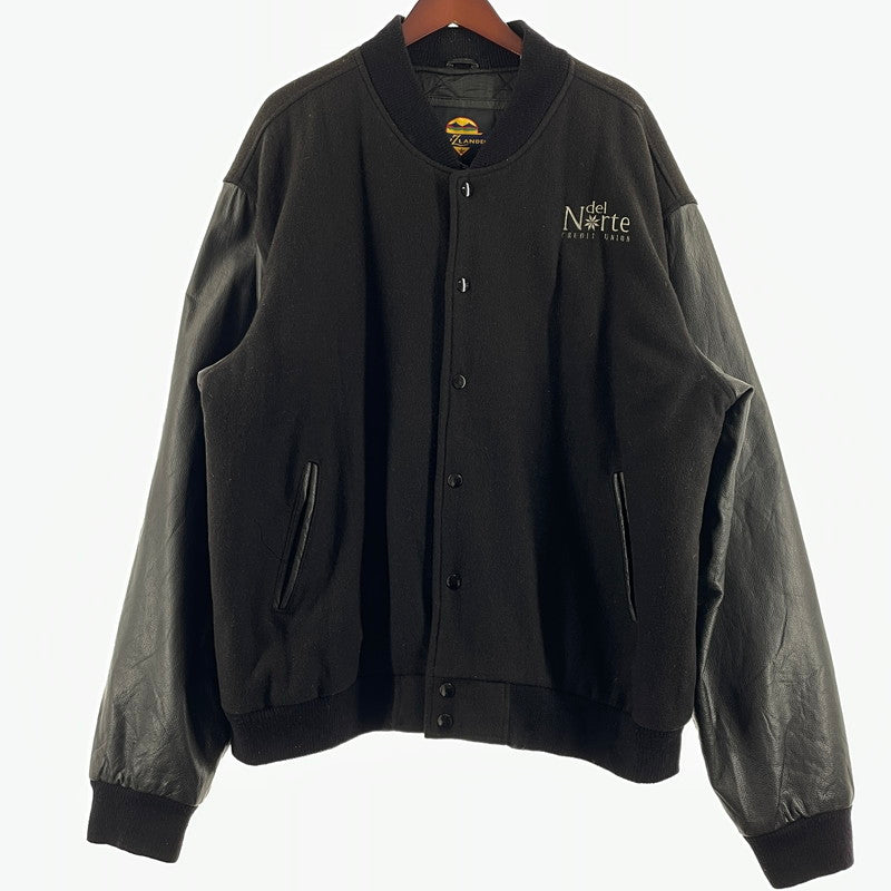 【中古品】【メンズ】 NEWZLAND ニュージーランド WOOL STADIUM JUMPER ウール スタジャン アウター 145-260807-sa-17-tei サイズ：2XL カラー：ブラック 万代Net店