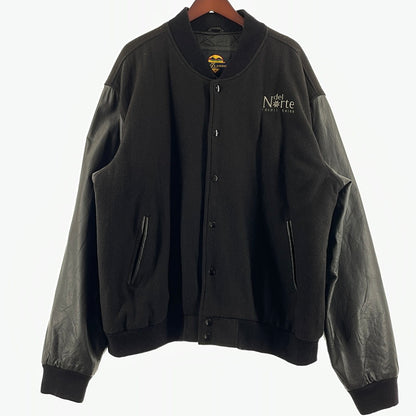 【中古品】【メンズ】 NEWZLAND ニュージーランド WOOL STADIUM JUMPER ウール スタジャン アウター 145-260807-sa-17-tei サイズ：2XL カラー：ブラック 万代Net店