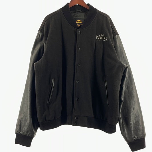 【中古品】【メンズ】 NEWZLAND ニュージーランド WOOL STADIUM JUMPER ウール スタジャン アウター 145-260807-sa-17-tei サイズ：2XL カラー：ブラック 万代Net店