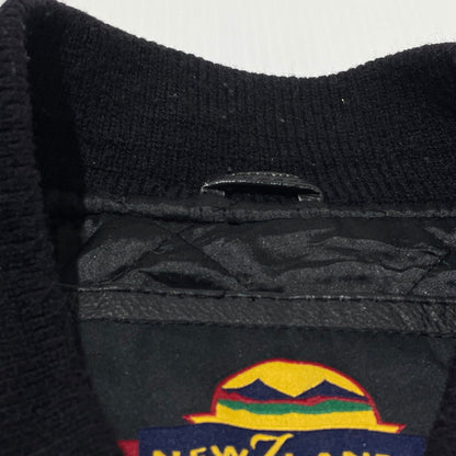 【中古品】【メンズ】 NEWZLAND ニュージーランド WOOL STADIUM JUMPER ウール スタジャン アウター 145-260807-sa-17-tei サイズ：2XL カラー：ブラック 万代Net店