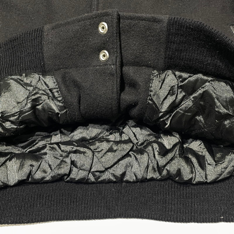 【中古品】【メンズ】 NEWZLAND ニュージーランド WOOL STADIUM JUMPER ウール スタジャン アウター 145-260807-sa-17-tei サイズ：2XL カラー：ブラック 万代Net店