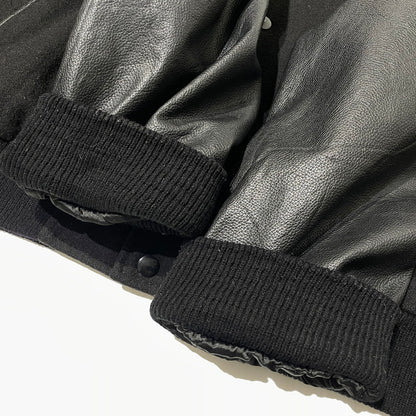 【中古品】【メンズ】 NEWZLAND ニュージーランド WOOL STADIUM JUMPER ウール スタジャン アウター 145-260807-sa-17-tei サイズ：2XL カラー：ブラック 万代Net店